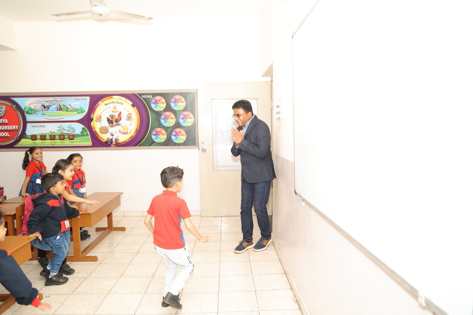 Students at Atmiya Green School